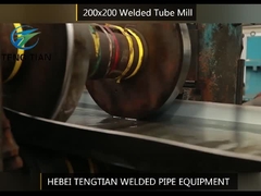 F200x200 lignes de production de tuyaux soudés carrés