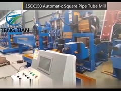 Machine de fabrication de tubes carrés 100m/min