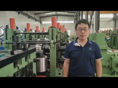 Ligne de production de tubes en acier à haute vitesse de matières grasses contrôlée par PLC