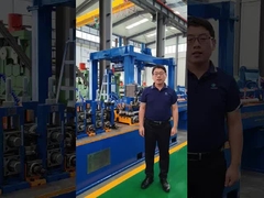 Fabrication de tubes de précision pour l'acier au carbone avec soudage à l'aide d'un dispositif de soudage 80 m/min