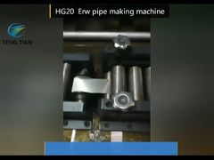 Ligne de production de tubes en acier soudés haute fréquence de 200KW, 20-90 m/min