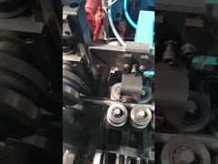 Ligne de fabrication de tubes soudés en acier au carbone contrôlée par automate programmable (PLC) de 6m à 18m