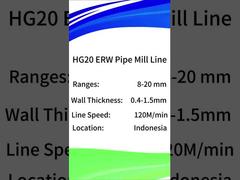 Moulin à tuyaux soudés à haute fréquence avec système de refroidissement par eau