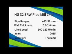 Présentation de la machine de fabrication de tubes en acier au carbone 500 kW 70 m/min pour vous