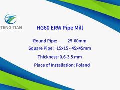 Machine à fabriquer des tubes pour tubes soudés à haute fréquence