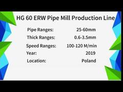 Usine de tubes soudés à haute fréquence en acier au carbone