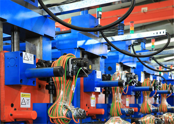 Usine automatique de tubes soudés à haute fréquence pour tuyaux en acier 200x200mm