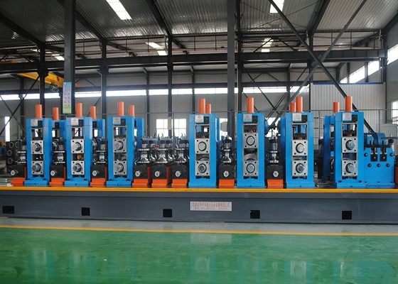 100m/Min 95mm Dia machine de soudage à couture droite ligne de production de tuyaux en acier