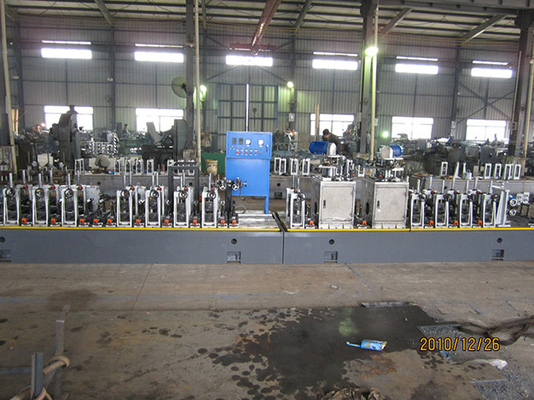 PLC contrôle ERW soudage machine de fabrication de tuyaux en acier inoxydable 114mm OD Diamètre