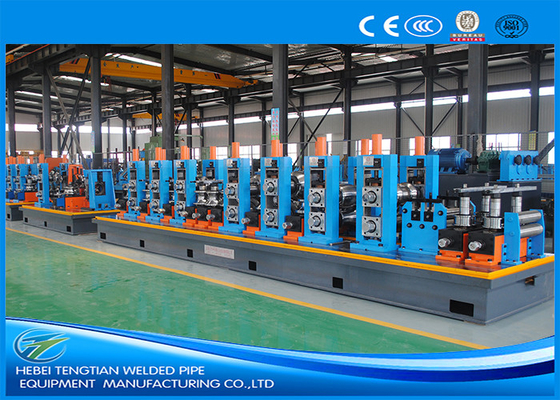 Chaîne de production bleue du tuyau d'acier HG114 acier au carbone 100m de grande taille/vitesse minimum de moulin
