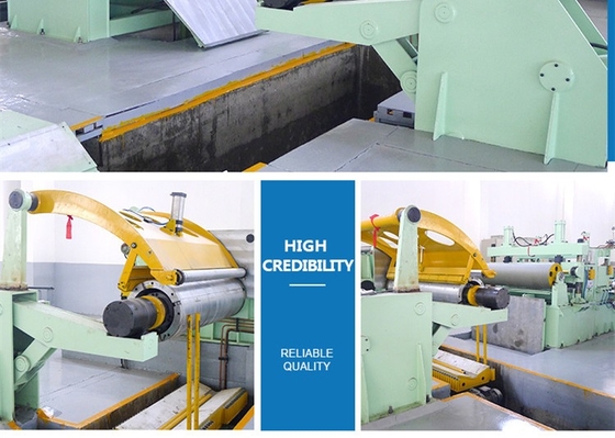 Machine de découpe de bobine d'acier galvanisée à haute vitesse Cnc de 800 mm de largeur