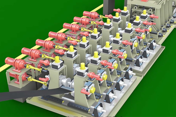 250x250mm Moulin à tubes automatique de haute précision en acier au carbone automatique