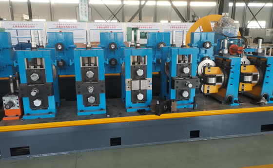 Machine de soudage de tubes de précision épaisseur bleue 1-3 mm tuyau soudé à haute fréquence