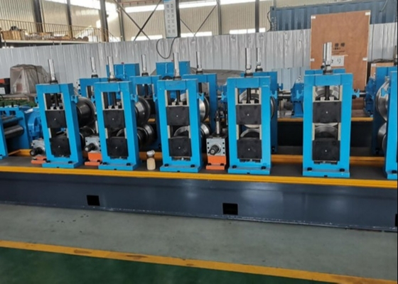 Ligne de production de tubes soudés bleus 90 m/min Taille 20*20-60*60 mm