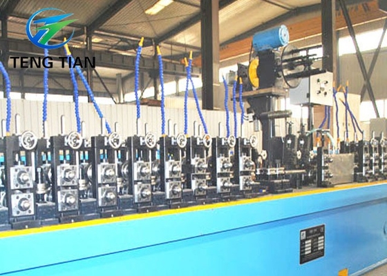 Plc 1000kw machine de fabrication de tuyaux avec longue durée de vie ligne de production de tuyaux en acier