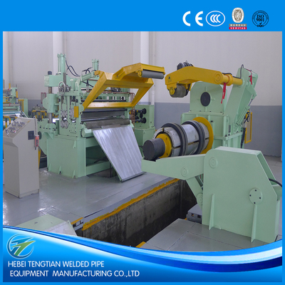 Contrôle PLC Première Garde 25 bandes Couleur verte CE ISO Machine de découpe en acier