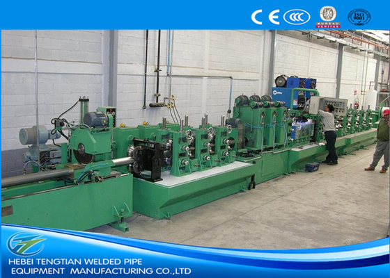 Machine de fabrication de tubes carrés entièrement automatisée soudés Moteur de 11 kW à haut rendement