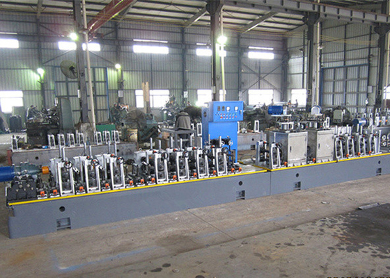 machine de fabrication de tuyaux en acier industriel à carbone décoratif avec soudeur ERW