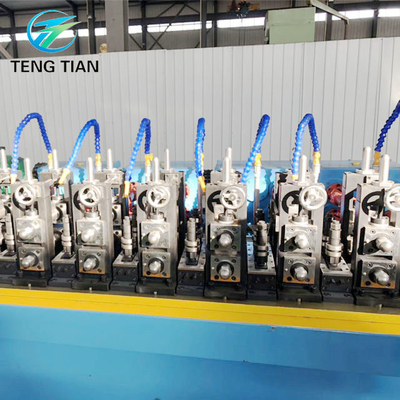 Ligne de production de tuyaux en acier au carbone soudés à 100 kW pour les tuyaux de construction