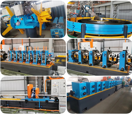 Machine de tuyauterie en acier 380V 20-80m/min pour la ligne de production de tuyauterie en acier