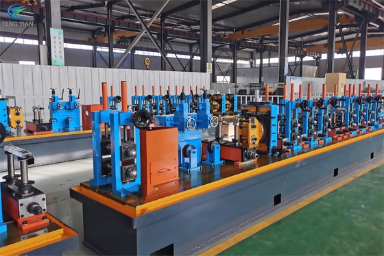 Moulin à tubes de haute précision pour tubes de diamètre de 32 à 89 mm 1,0 à 4,5 mm Épaisseur 30 à 100 m/min Vitesse 132 kW Puissance certifiée ISO9001