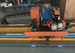 Chaîne de production chaude de soudure de tuyau de la vente h.f d'usine de Tengtian découpeuse automatique de froid de tuyau d'acier