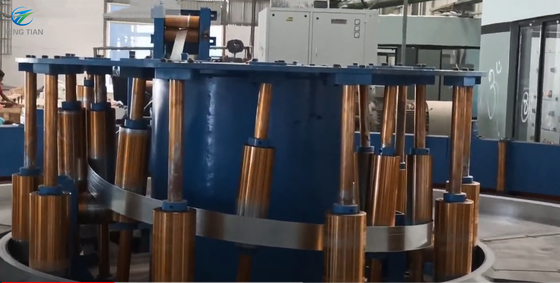 Machine de fabrication automatique de tubes en acier au carbone
