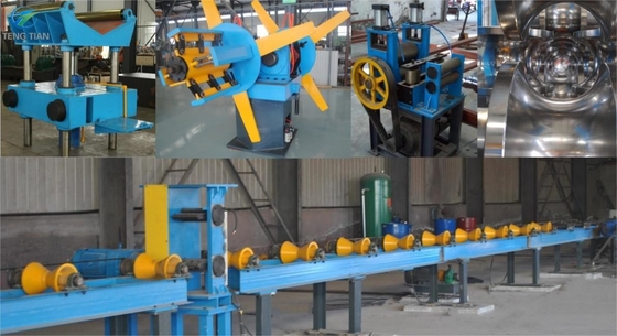 Ligne de production de tubes en acier Machine de fabrication de tubes