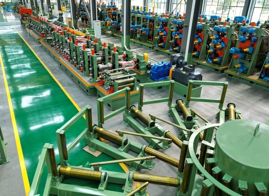Fabrication automatique de tubes en acier au carbone avec une vitesse de formage de 20 à 80 m/min