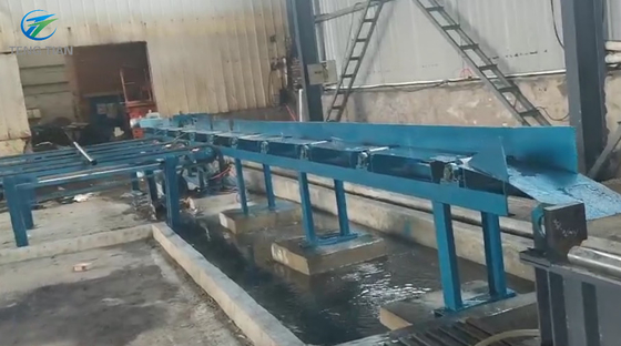 Accumulateur en spirale pour usine de fabrication de tubes en acier