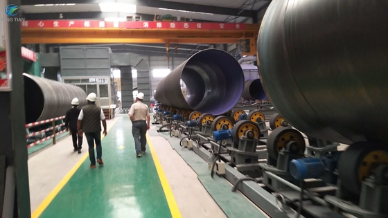 Machine de fabrication de tuyaux à haute puissance 380V pour tuyaux en spirale de grande taille de 1500 mm