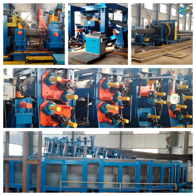 Machine de broyage de tuyaux métalliques Couleur bleue