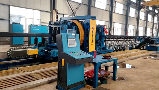 Machine de broyage de tuyaux métalliques Couleur bleue