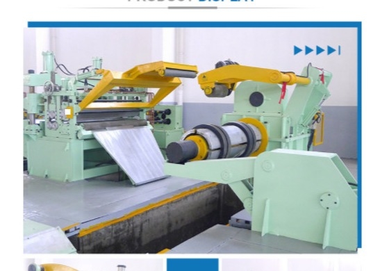 Machine à découper les bobines d'acier galvanisé