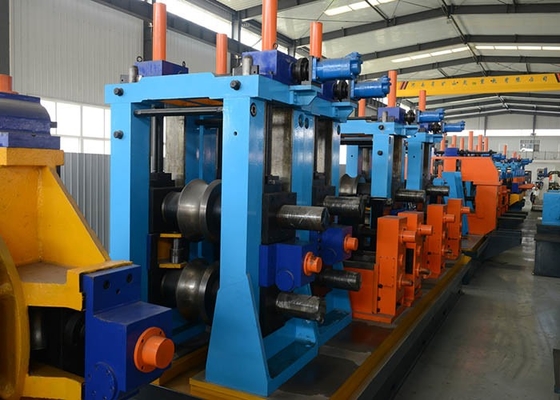 Couleur bleue de machine de moulin de tube d'à haute fréquence de la vitesse 10-60m/Min Thickness 4.5mm