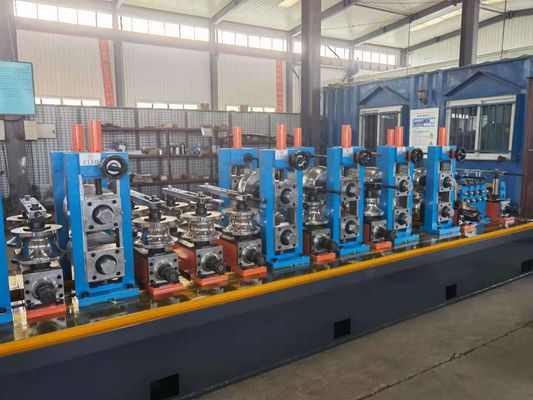 Machine à tubes en acier au carbone HR pour tubes ronds et carrés 80 m/min